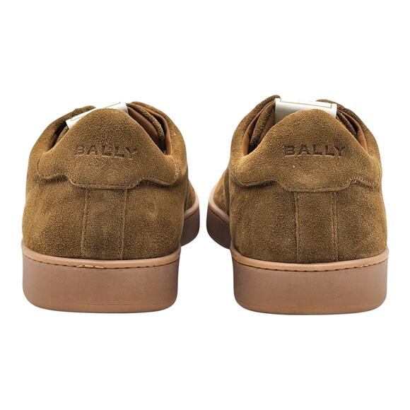 Bally Crest Romy Suede Slip On Men’s Sneakers Dark Brown NWB $400 - Picture 5 of 7